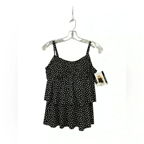 Christina, Tankini, Size 10, Black & White ☀️ - Picture 3 of 10